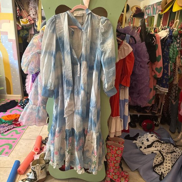 Sretsis DAISY LILY ROSE DRESS cloud dress womens 4, girls Little Sister 6Y - Picture 5 of 6